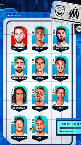 ĐỘI HÌNH RA SÂN trận  Bordeaux vs Marseille