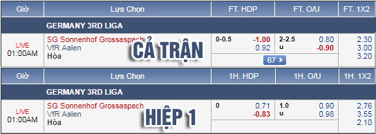 Nhận định bóng đá Grossaspach vs Aalen, 00h00 ngày 04/9: Hạng 3 Đức