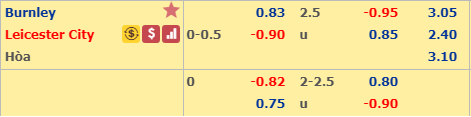 Nhận định bóng đá Burnley vs Leicester