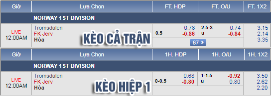 Nhận định bóng đá Tromsdalen vs Jerv, 23h00 ngày 06/6: Hạng 2 Na Uy