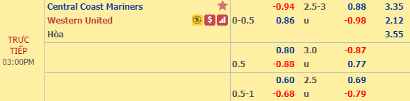 Nhận định bóng đá Central Coast vs Western United, 14h00 ngày 24/11: VĐQG Australia