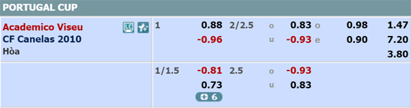 Nhận định Academico Viseu vs Canelas, 03h00 ngày 17/1
