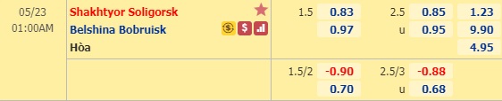 Nhận định soi kèo Shakhtyor Soligorsk vs Belshina Bobruisk, 0h00 ngày 23/5: VĐQG Belarus