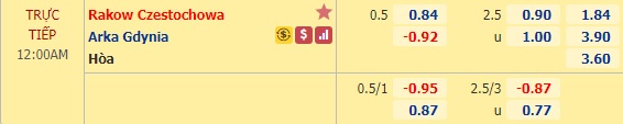 Nhận định soi kèo Rakow Czestochowa vs Arka Gdynia, 23h00 ngày 26/6: VĐQG Ba Lan