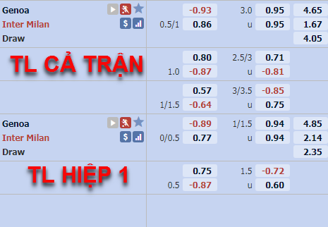 Tỷ lệ trận đấu