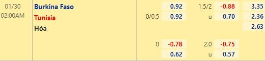 Nhận định bóng đá Burkina Faso vs Tunisia, 02h00 ngày 30/01: CAN 2021