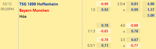 Nhận định bóng đá Hoffenheim vs Bayern Munich, 21h30 ngày 12/03: VĐQG Đức