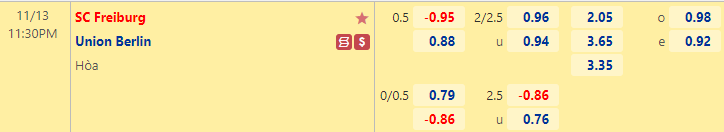 Nhận định bóng đá Freiburg vs Union Berlin, 23h30 ngày 13/11: VĐQG Đức