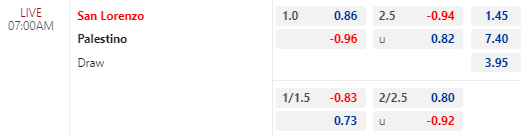 Nhận định bóng đá San Lorenzo vs Palestino, 07h00 ngày 09/06: Copa Sudamericana